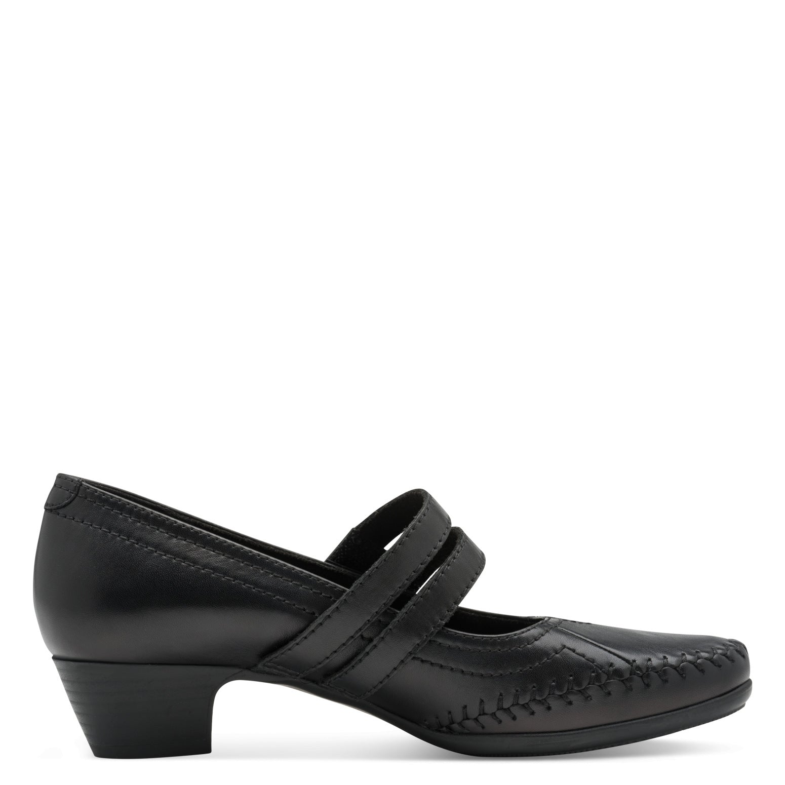 Nadia Black Court Shoe