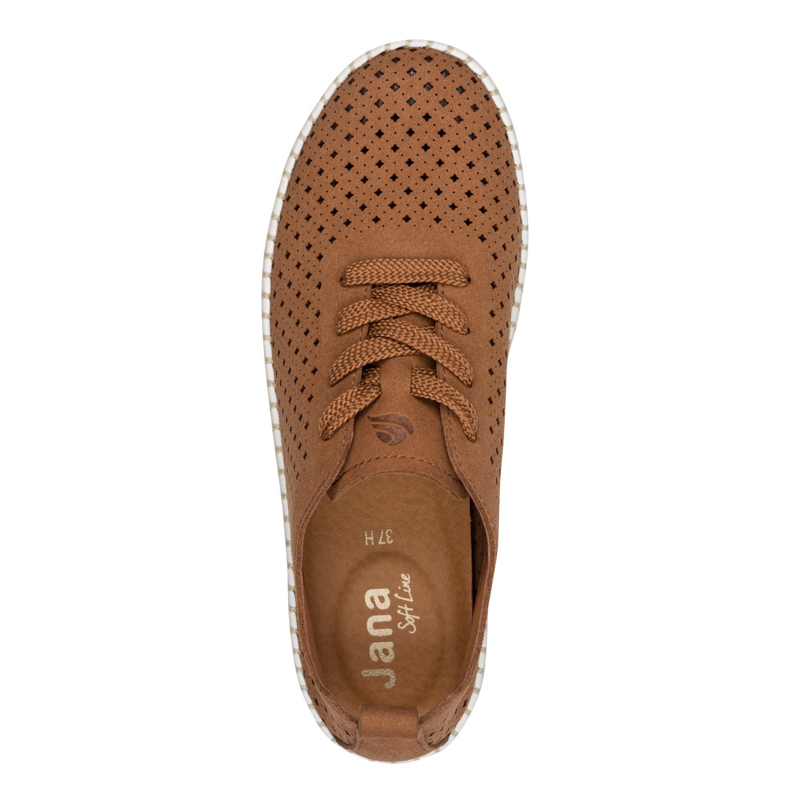 Renata Cognac Lace-up Sneaker