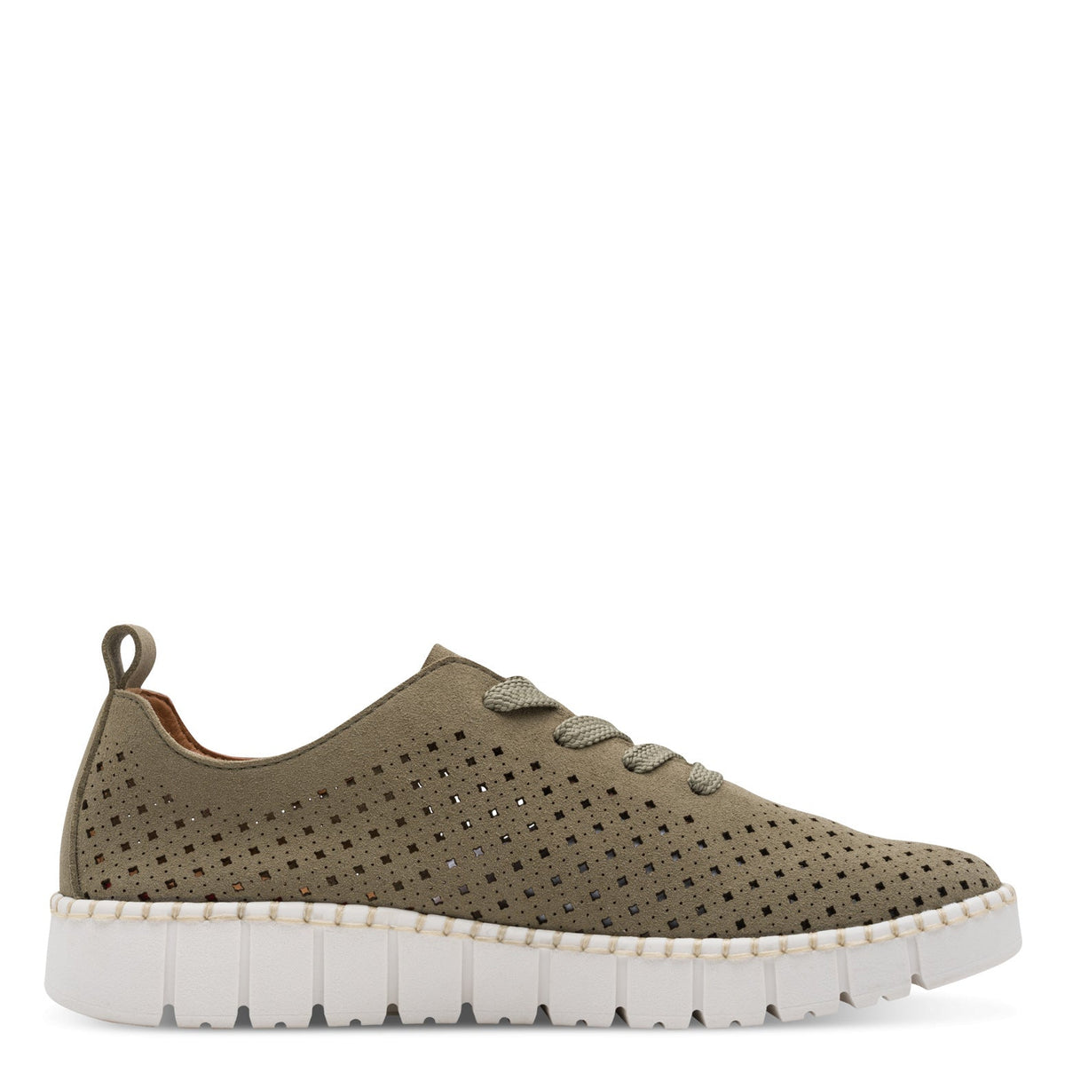 Renata Olive Lace-up Sneaker