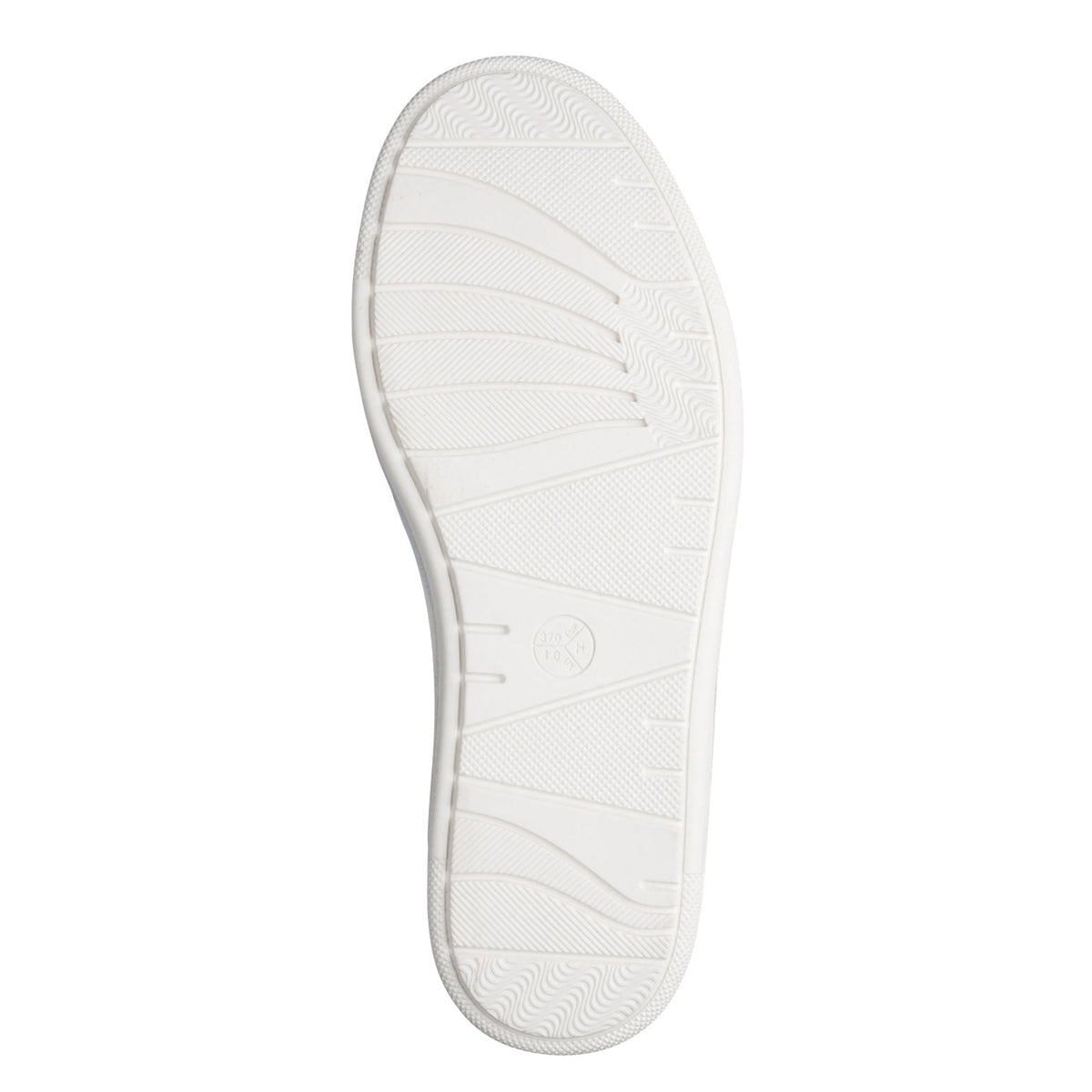 Estelle White/Silver Lace-up Sneaker