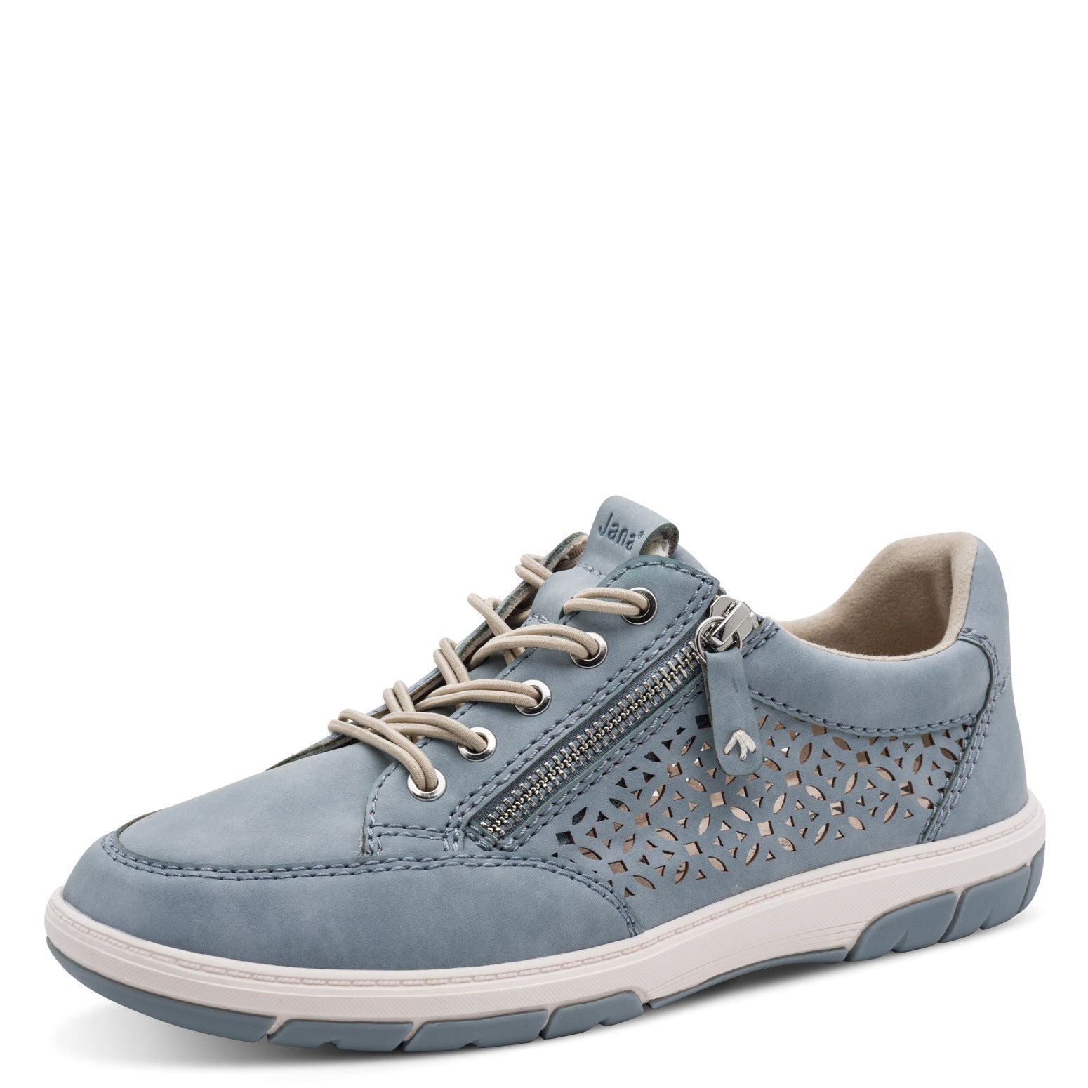 Fleur Denim Lace-up Sneaker