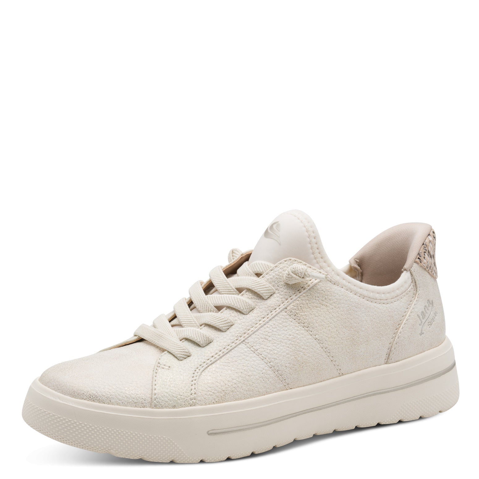 Juliette Gold Lace-up Sneaker