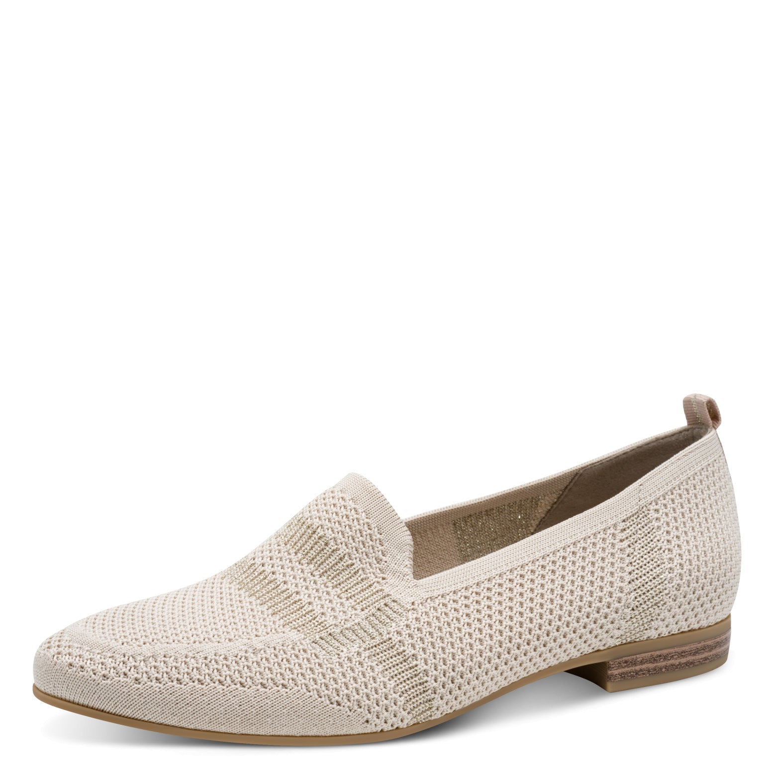 Mireille Beige/Gold Slip-on