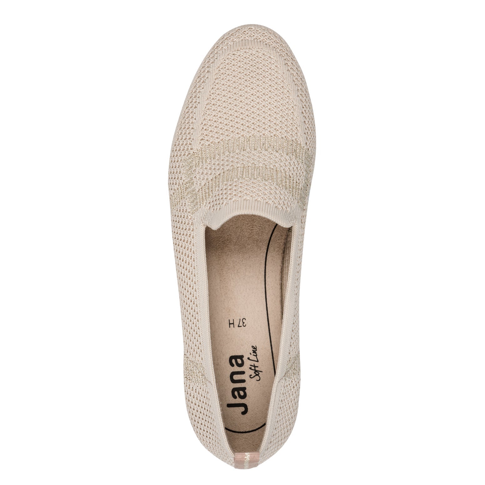 Mireille Beige/Gold Slip-on