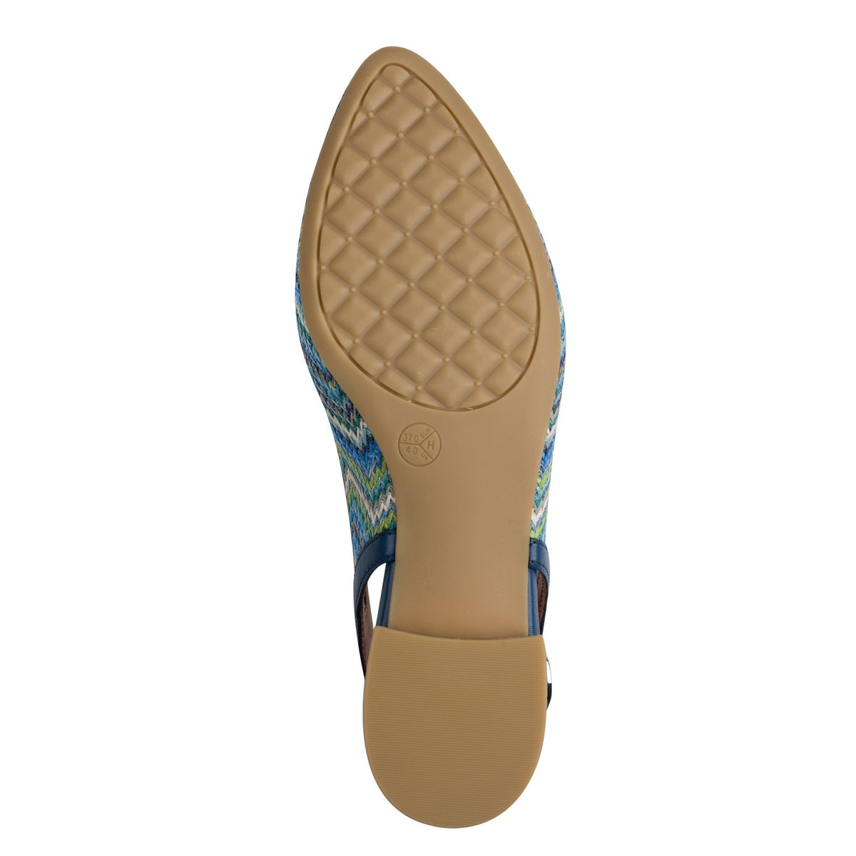 Isolde Denim Multi Slingback