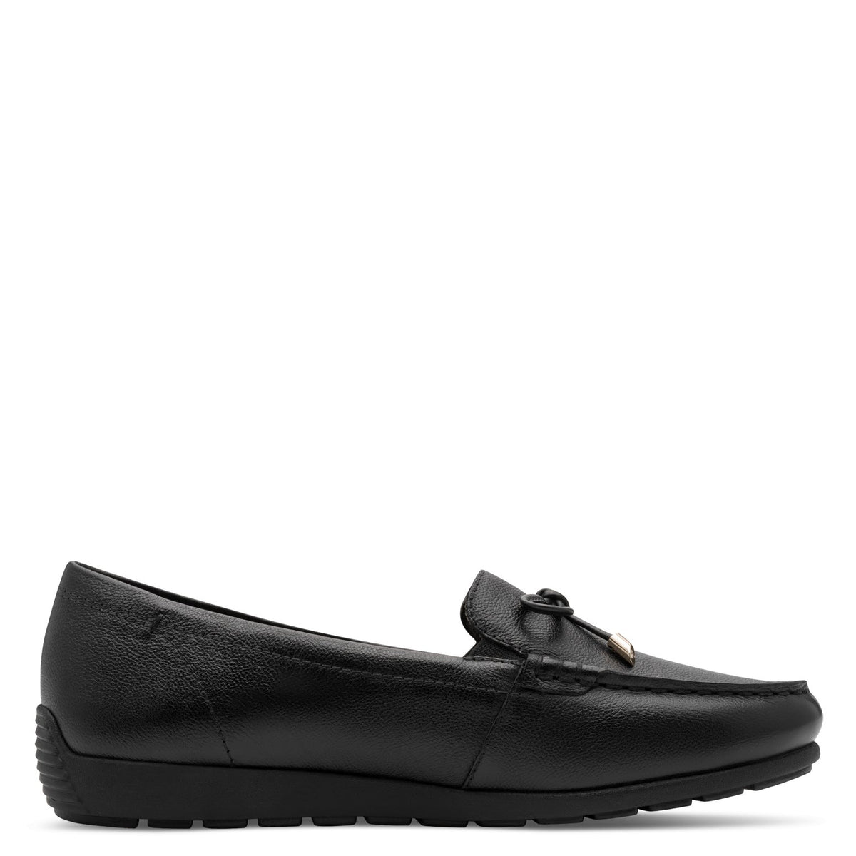 Romy Black Nappa Slip-on