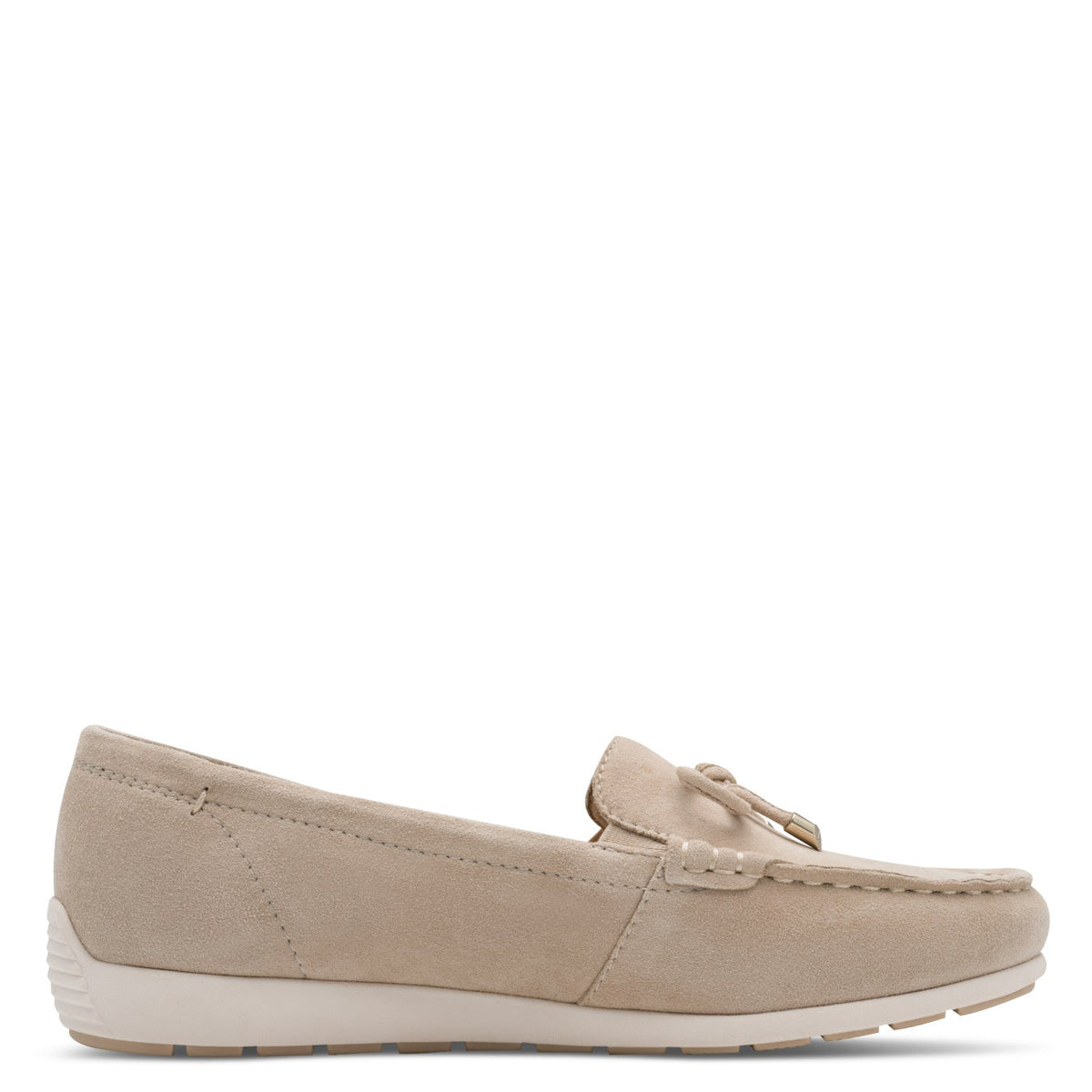 Romy Beige Suede Slip-on