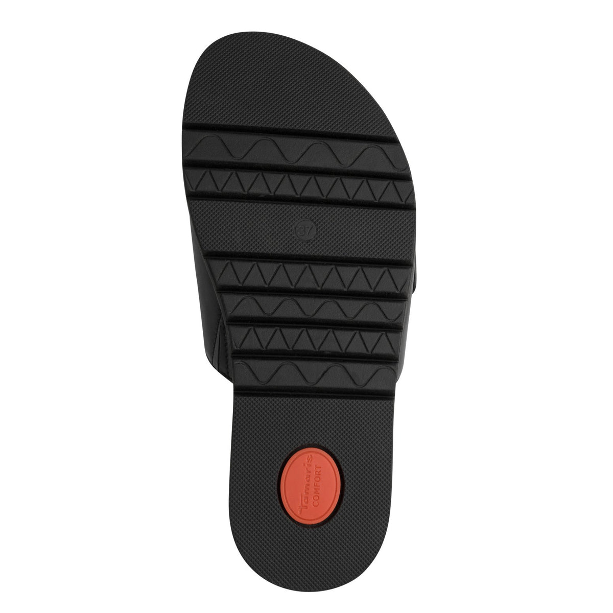 Sylvie Black Nappa Slide