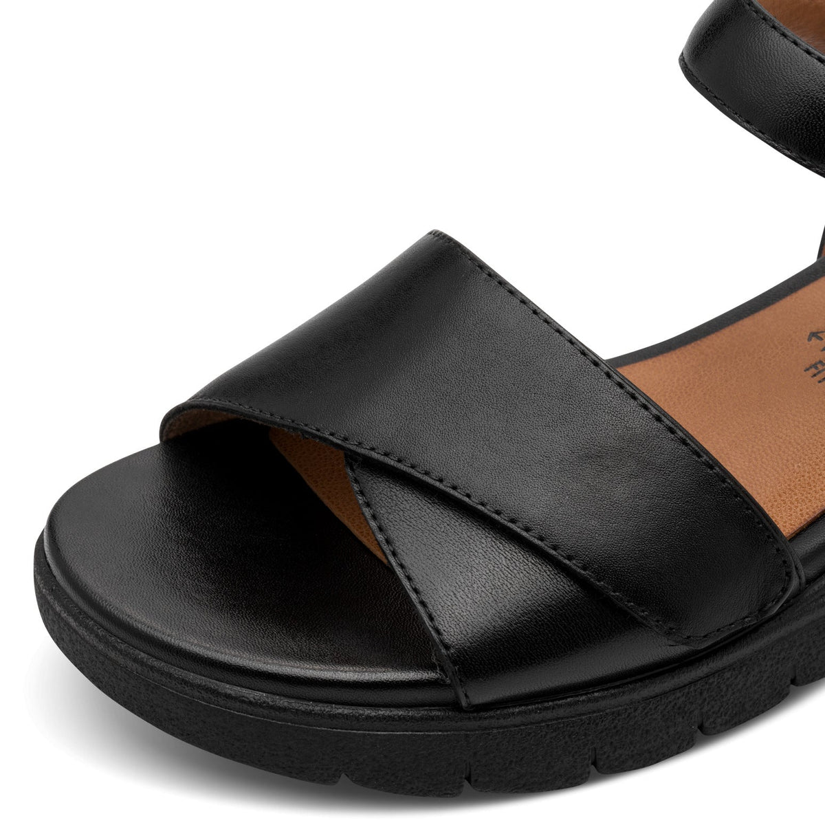 Ilse Black Uni Sandal