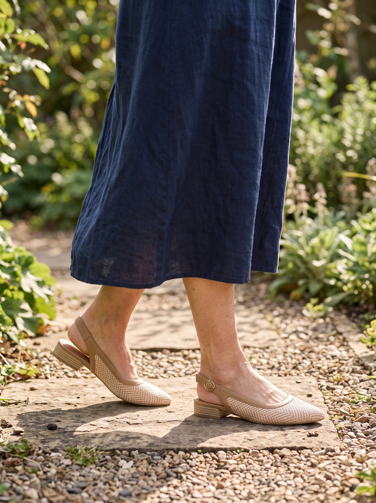 Isolde Light Natural — Slingback