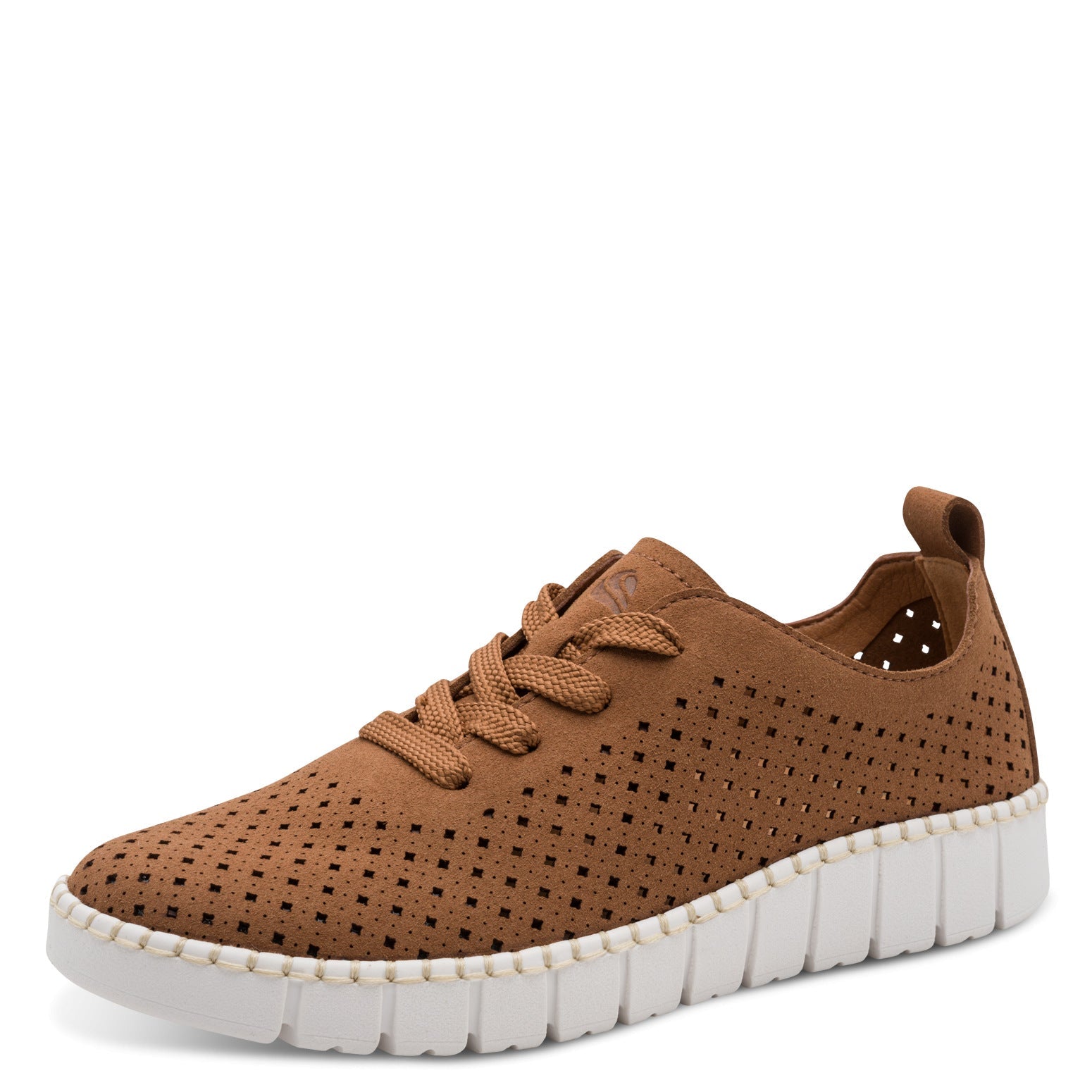 Renata Cognac Lace-up Sneaker