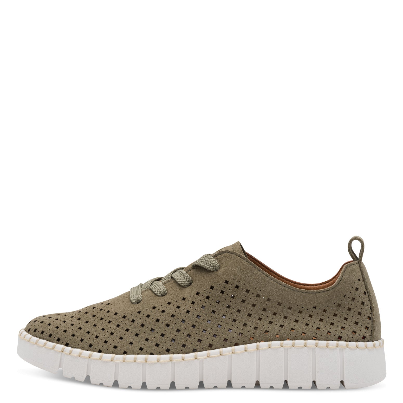 Renata Olive Lace-up Sneaker