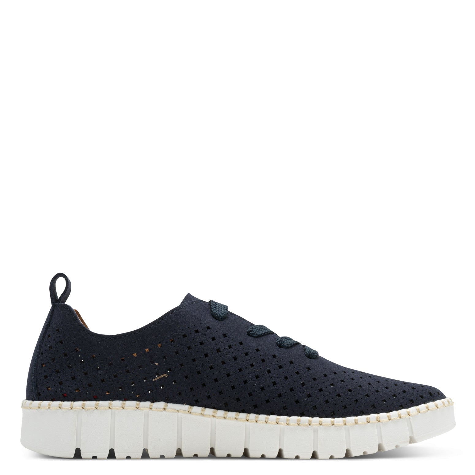 Renata Navy Lace-up Sneaker