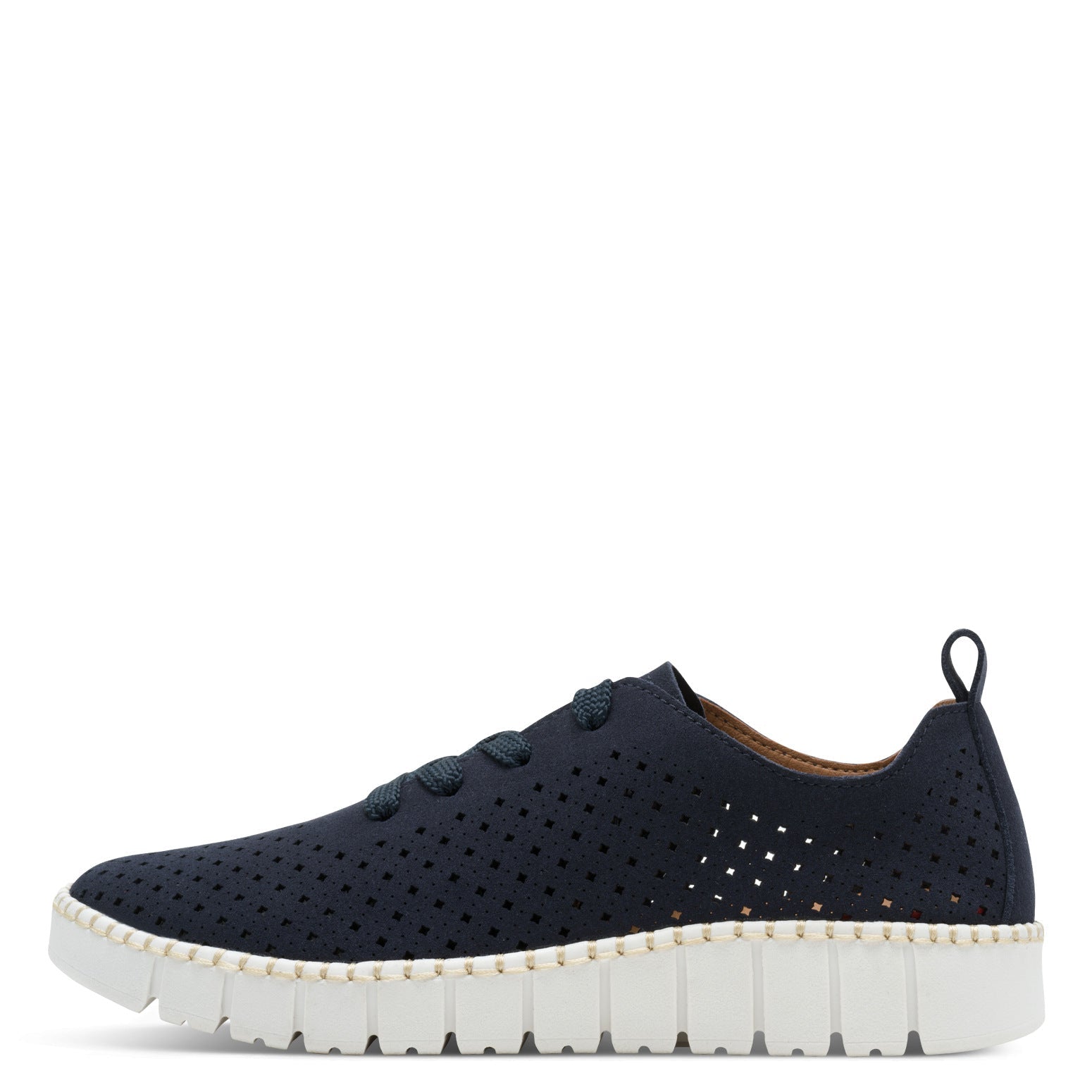 Renata Navy Lace-up Sneaker