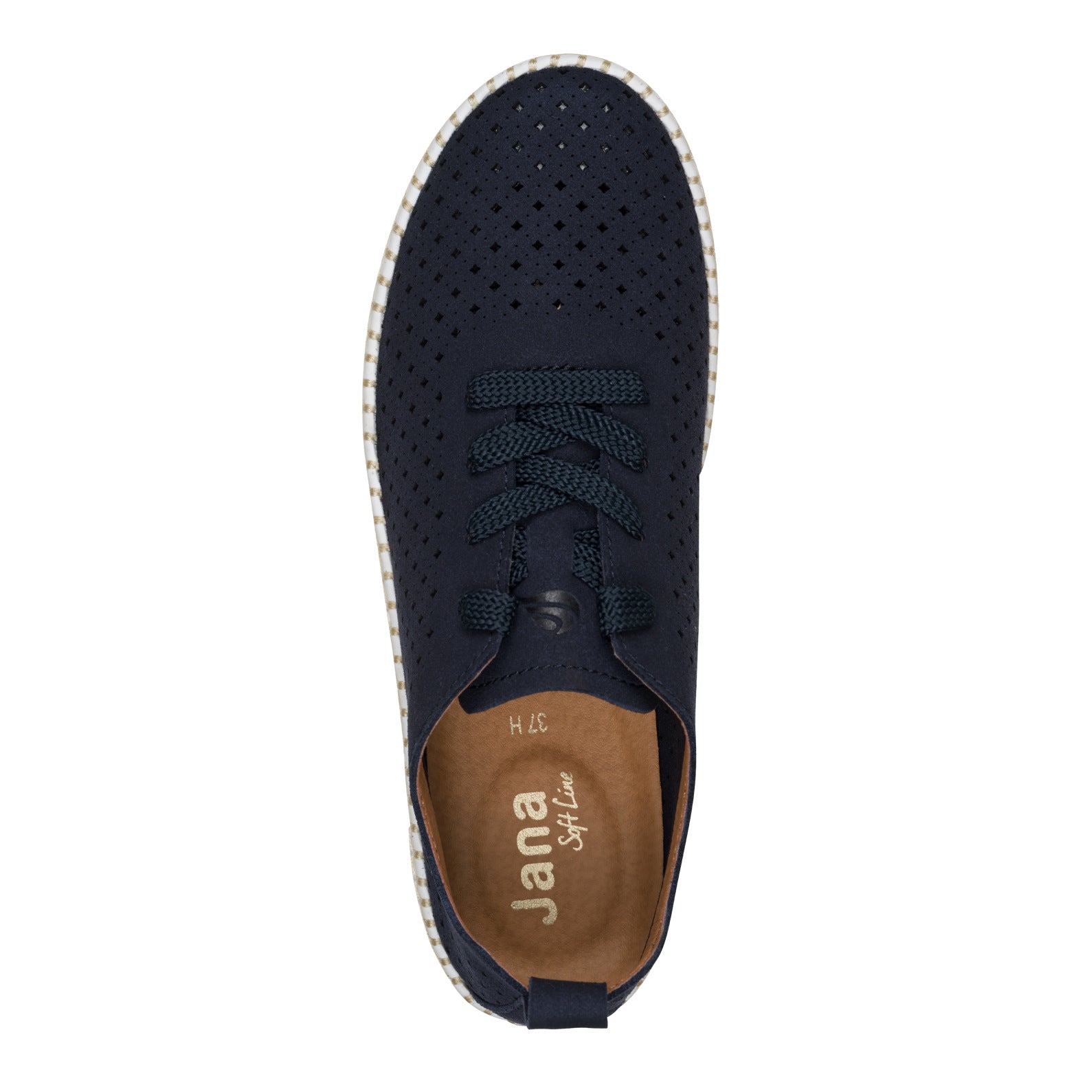 Renata Navy Lace-up Sneaker
