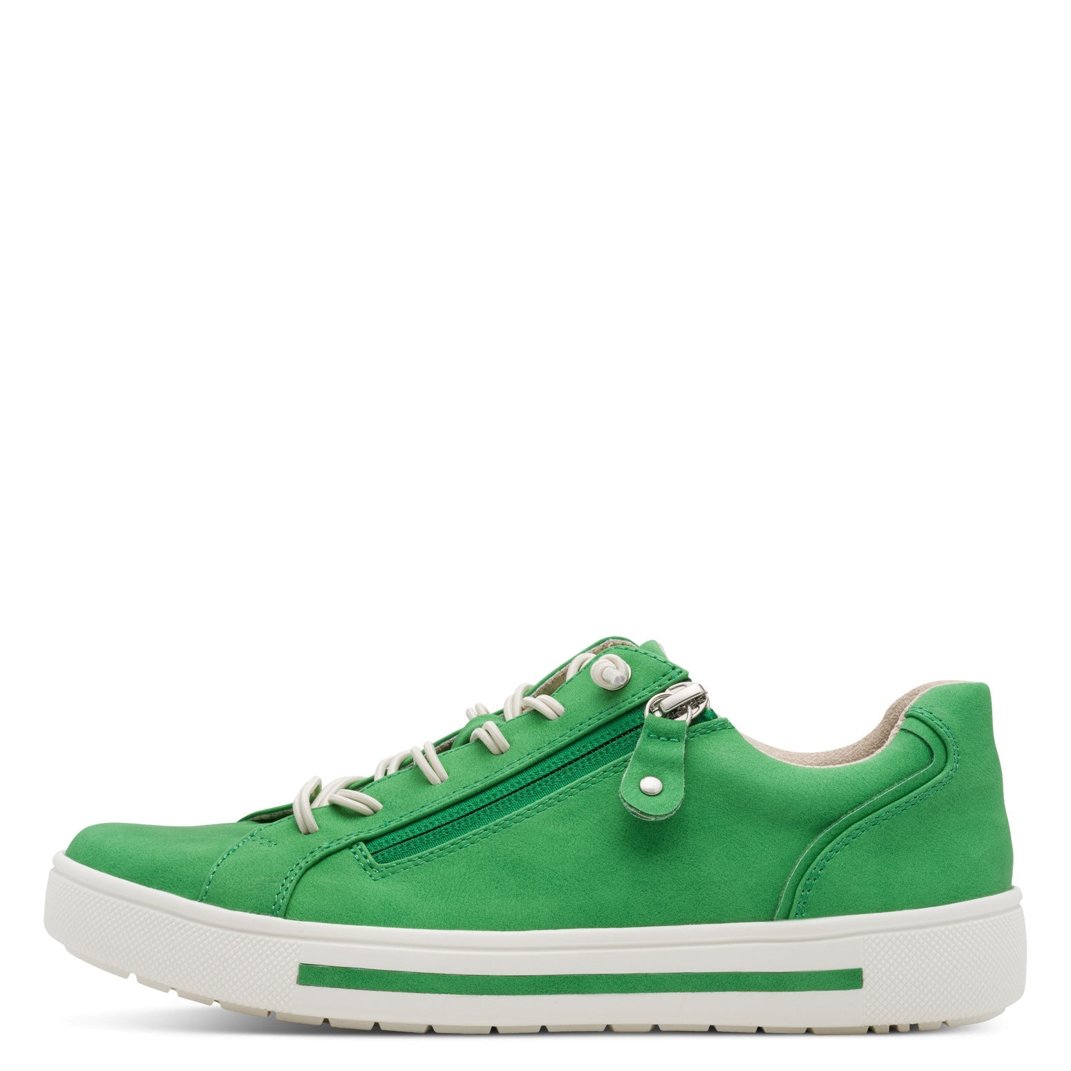 Estelle Green Lace-up Sneaker