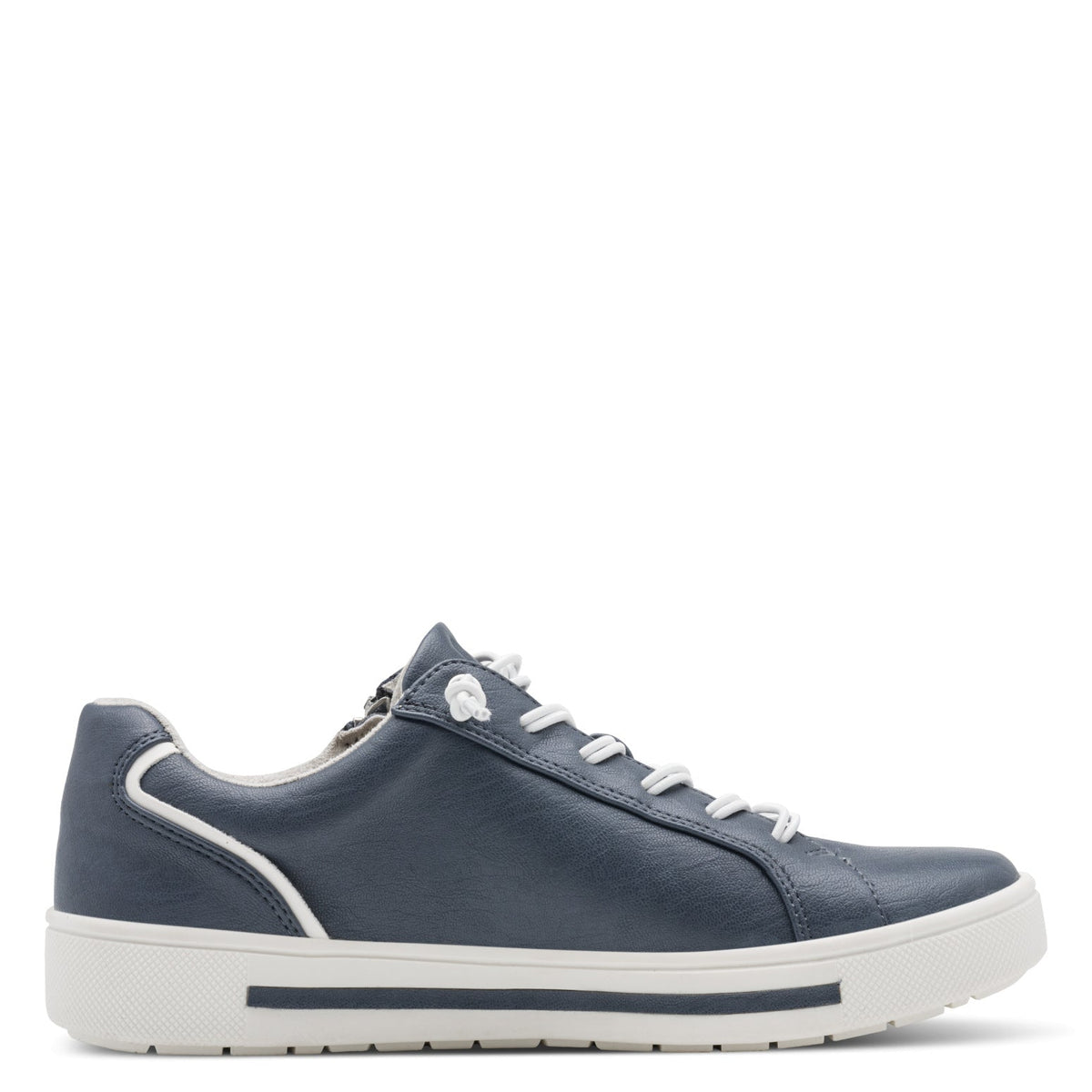 Estelle Navy Lace-up Sneaker