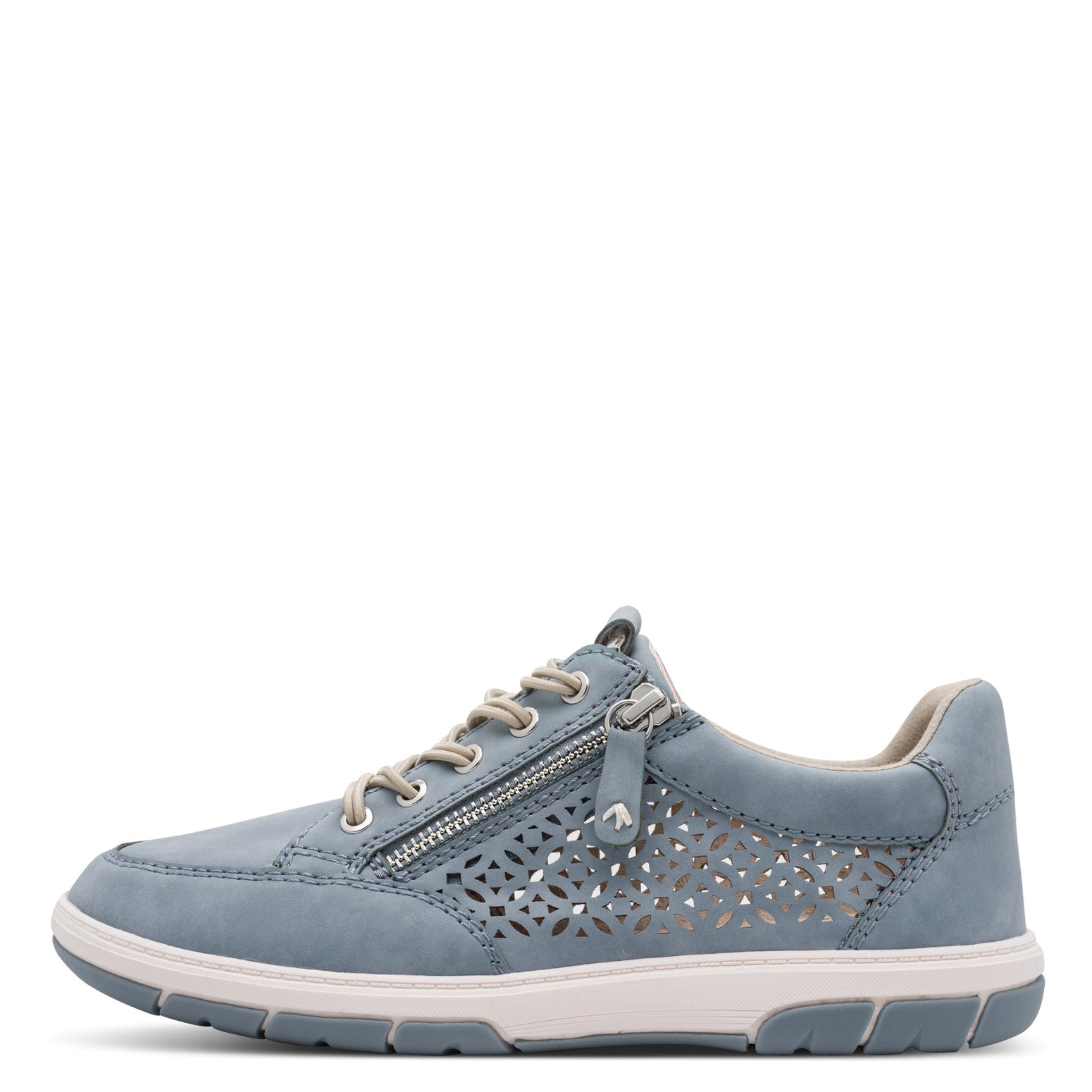Fleur Denim Lace-up Sneaker