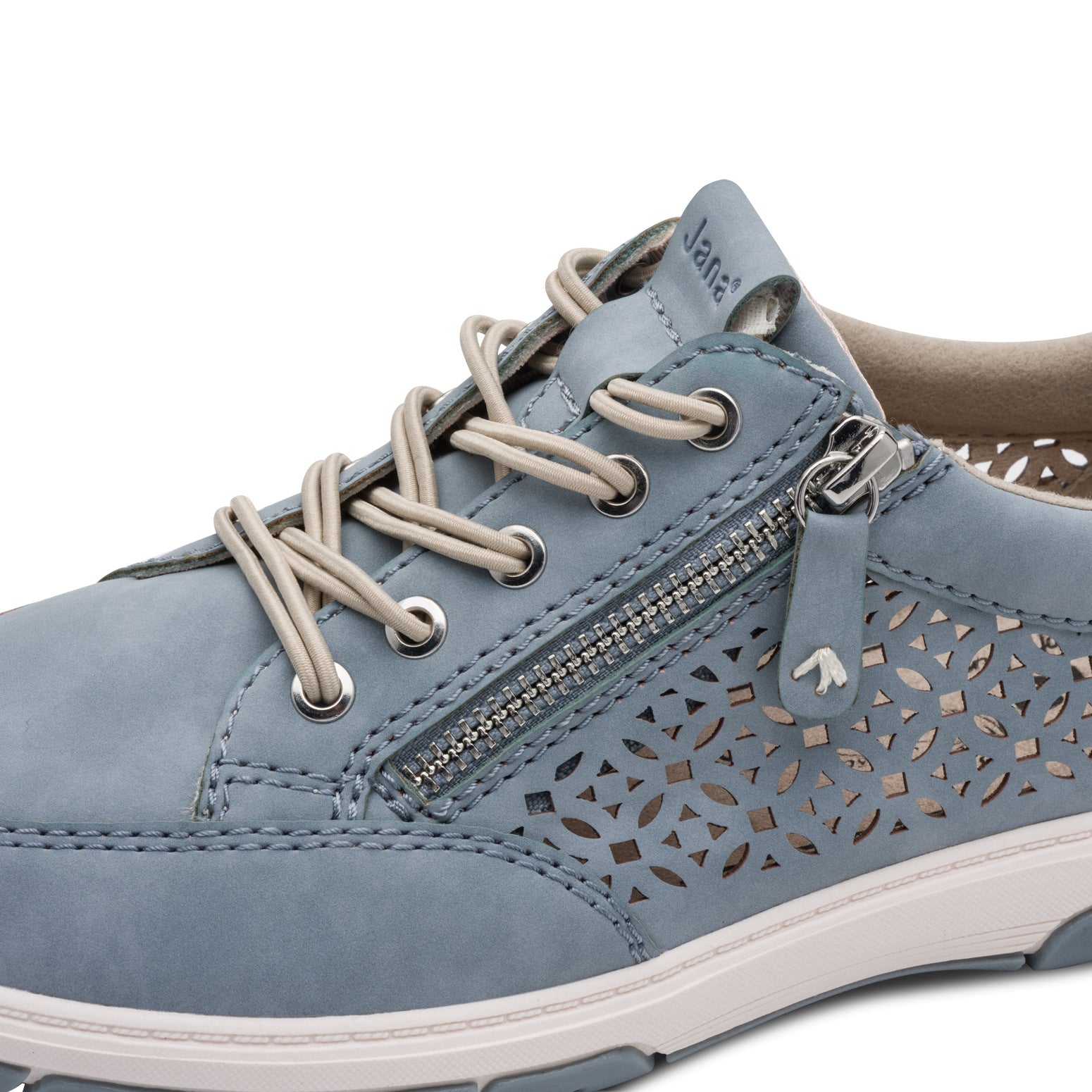 Fleur Denim Lace-up Sneaker