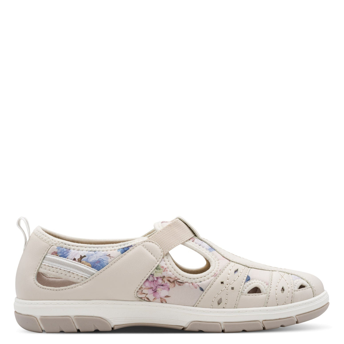 Giselle Beige Multi Lace-up Sneaker