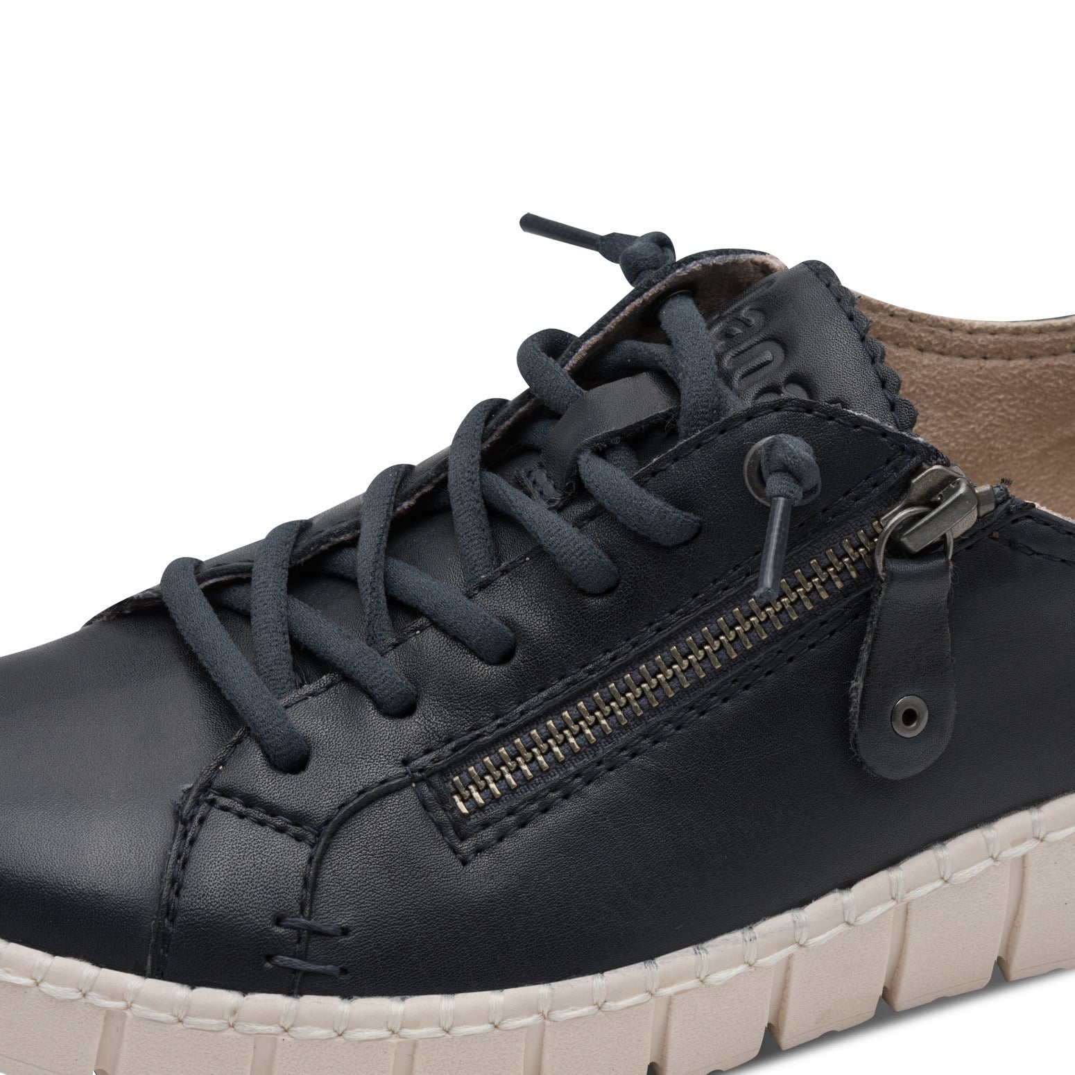 Ines Navy Lace-up Sneaker