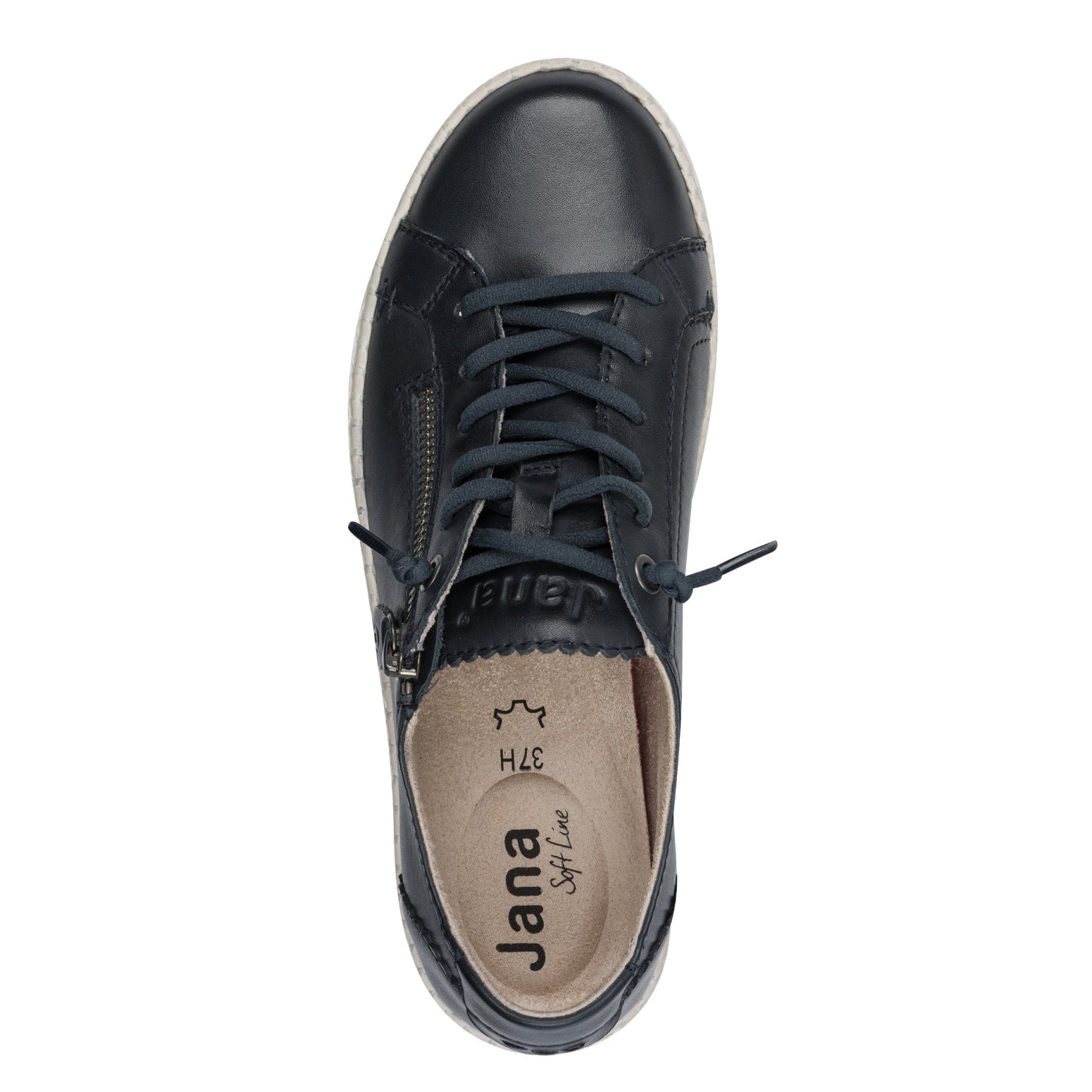 Ines Navy Lace-up Sneaker