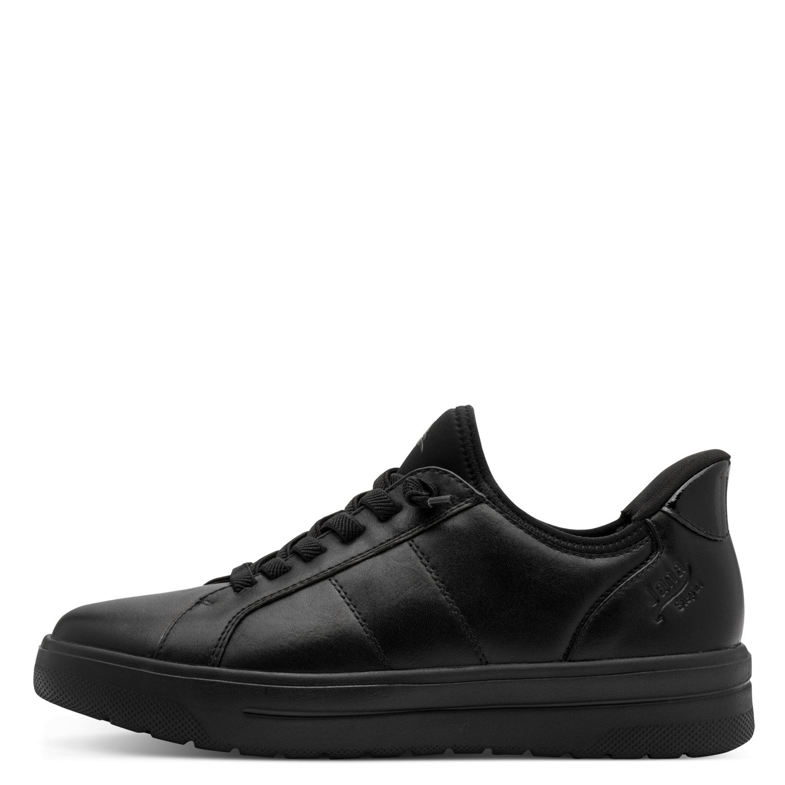 Juliette Black Lace-up Sneaker