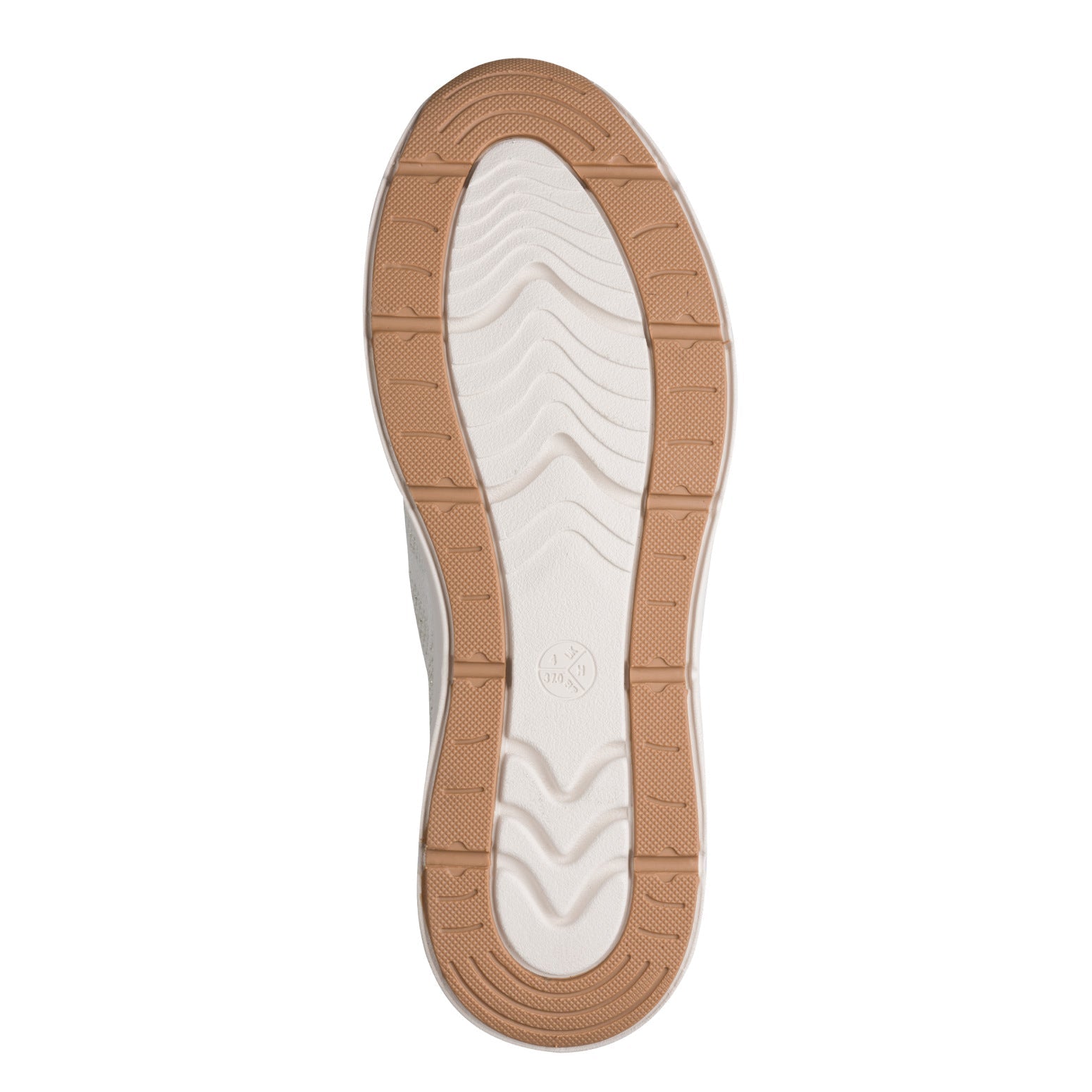 Lena Beige/Gold Lace-up Sneaker