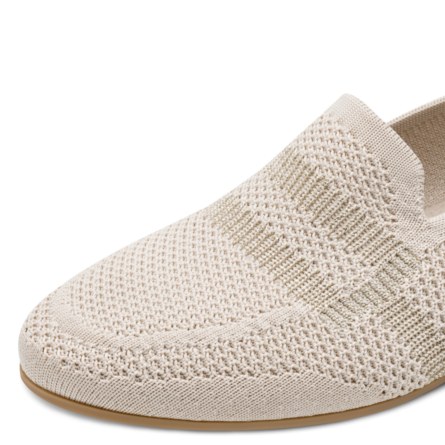 Mireille Beige/Gold Slip-on