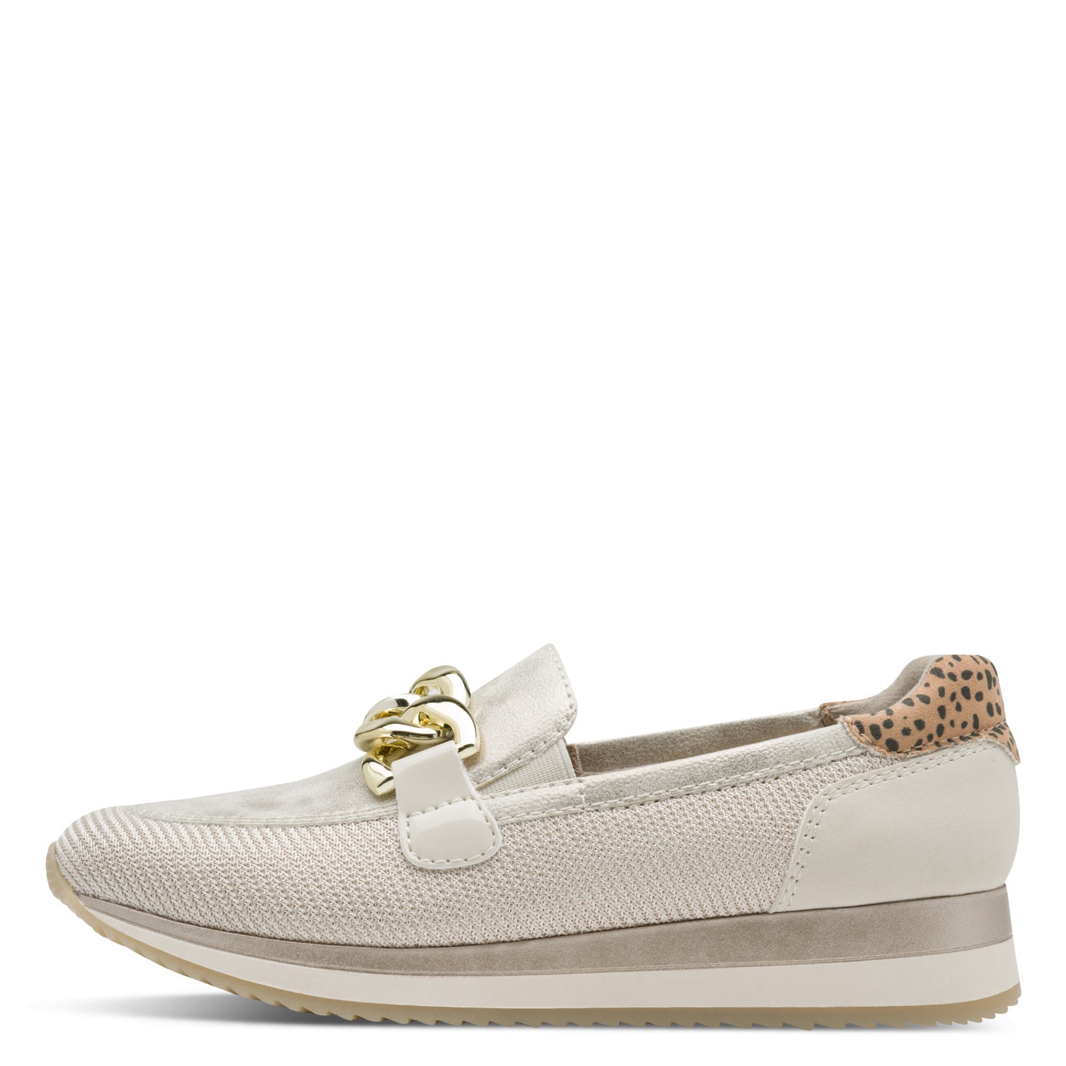 Paloma Beige/Gold Slip-on