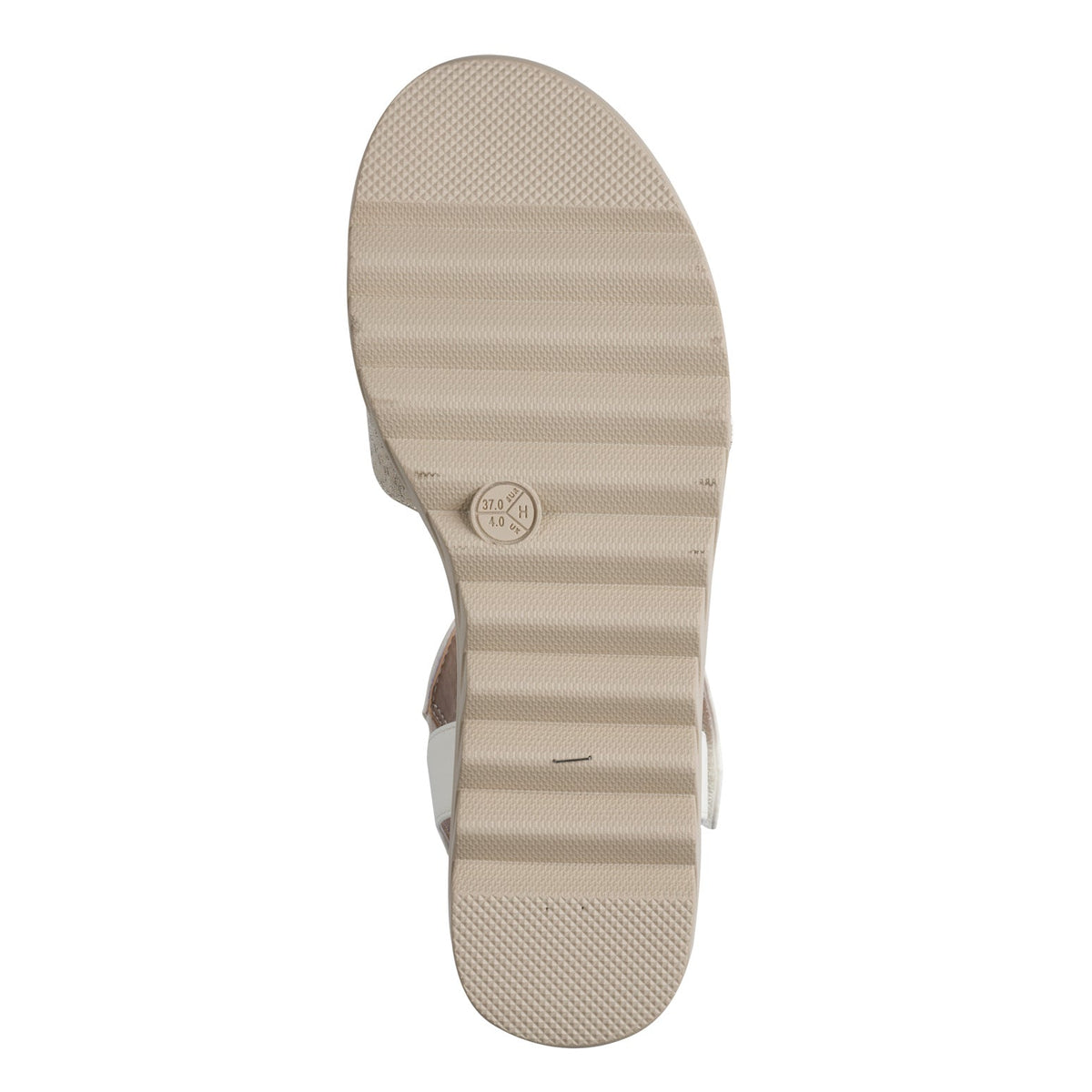 Tessa White/Gold Sandal