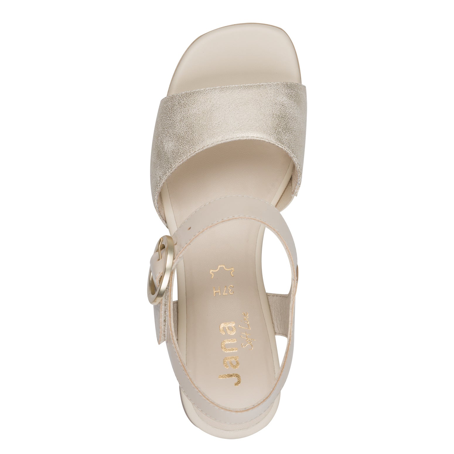 Brigitte Ivory Combo Sandal
