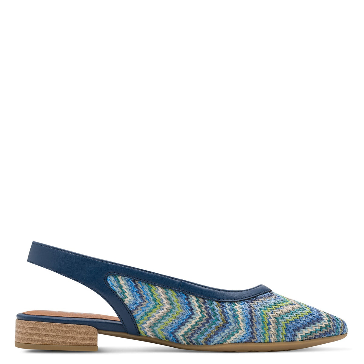 Isolde Denim Multi Slingback