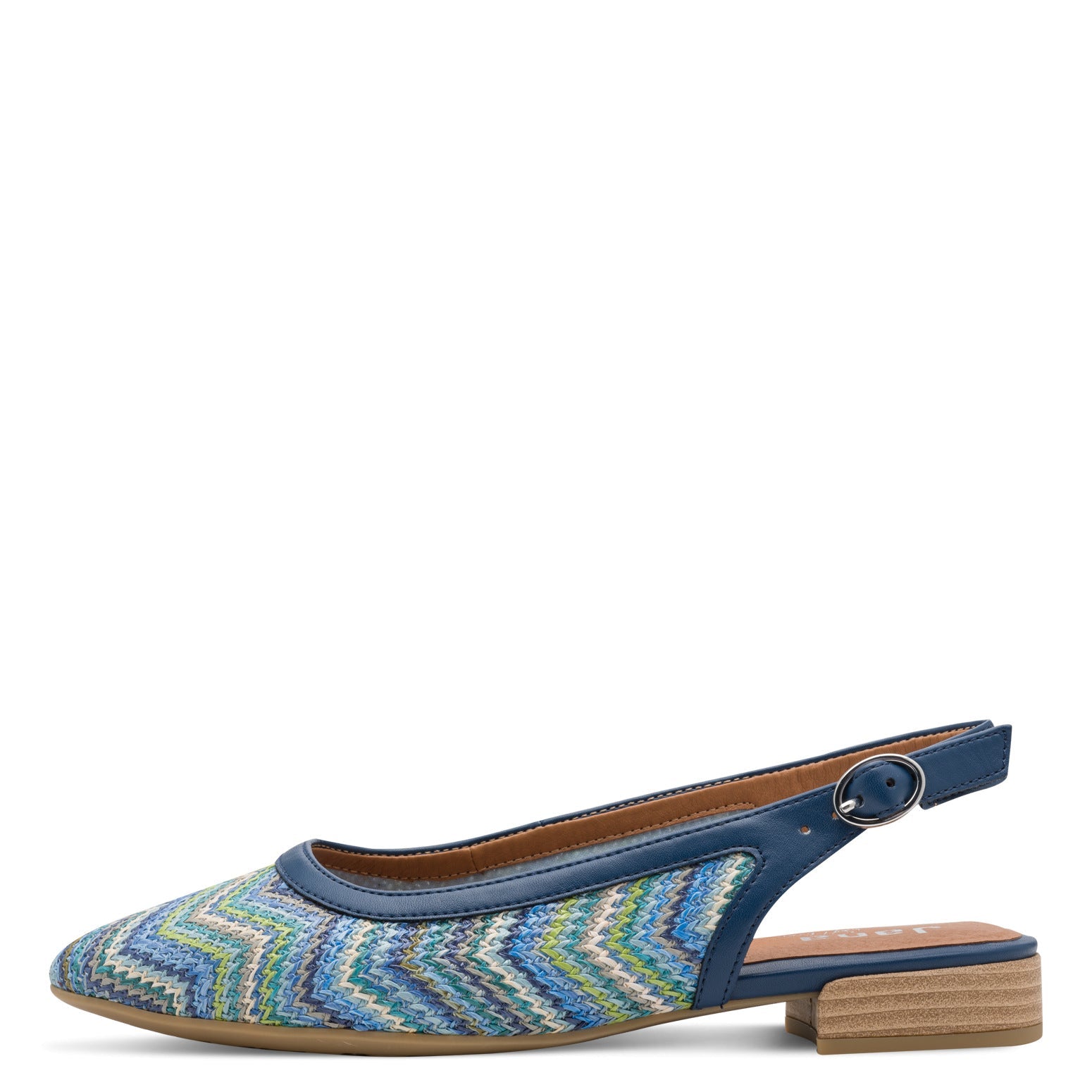 Isolde Denim Multi Slingback