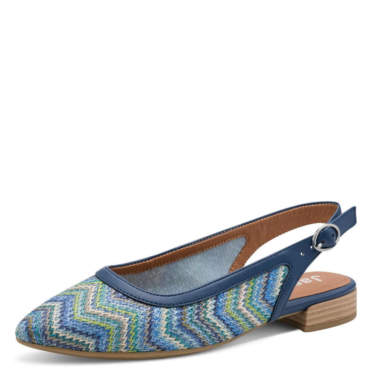 Isolde Denim Multi Slingback