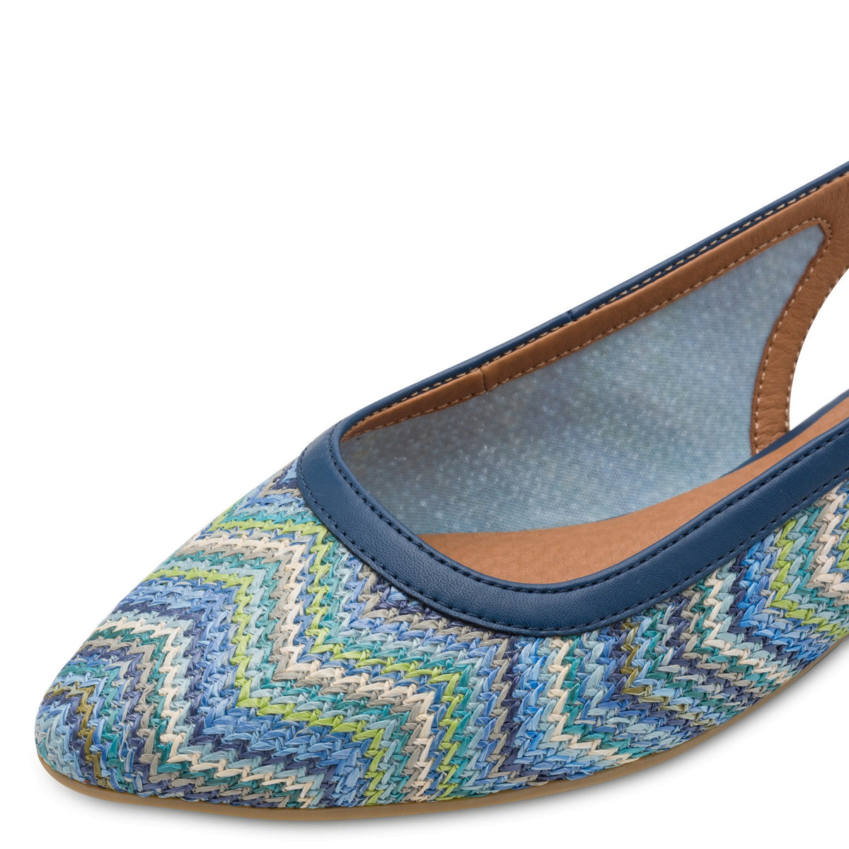 Isolde Denim Multi Slingback