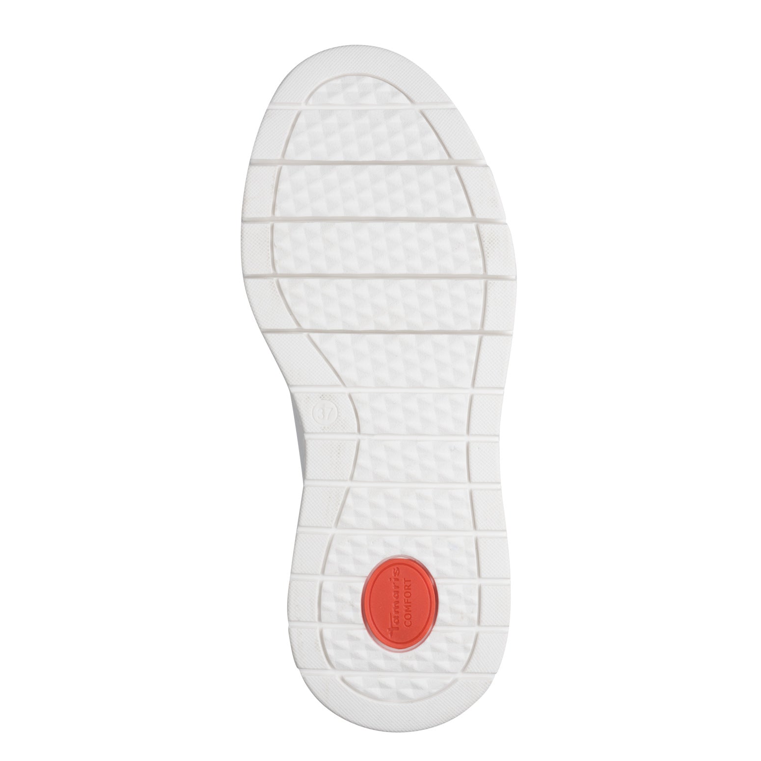 Sabine White Lace-up Sneaker