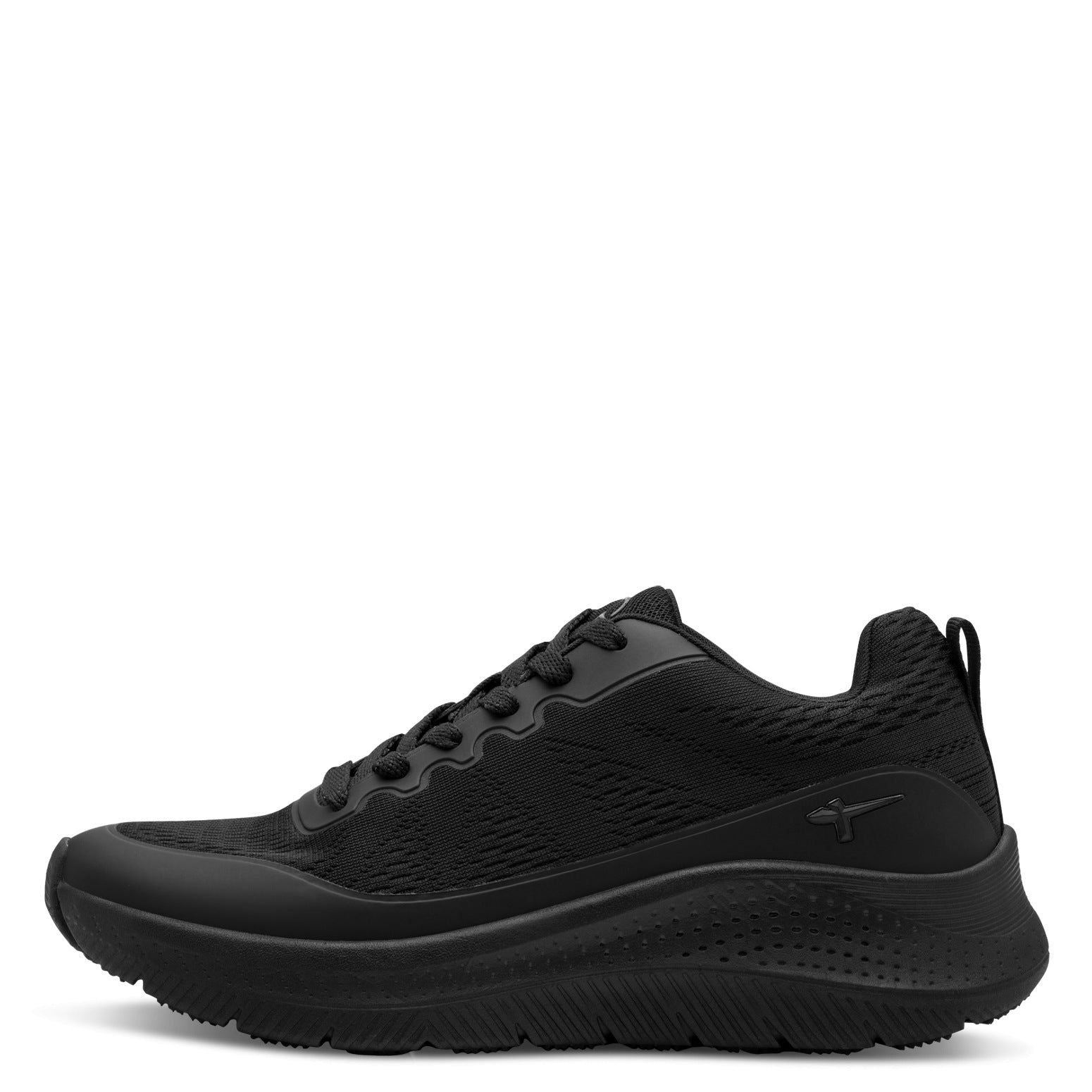 Nadine Black Uni Lace-up Sneaker
