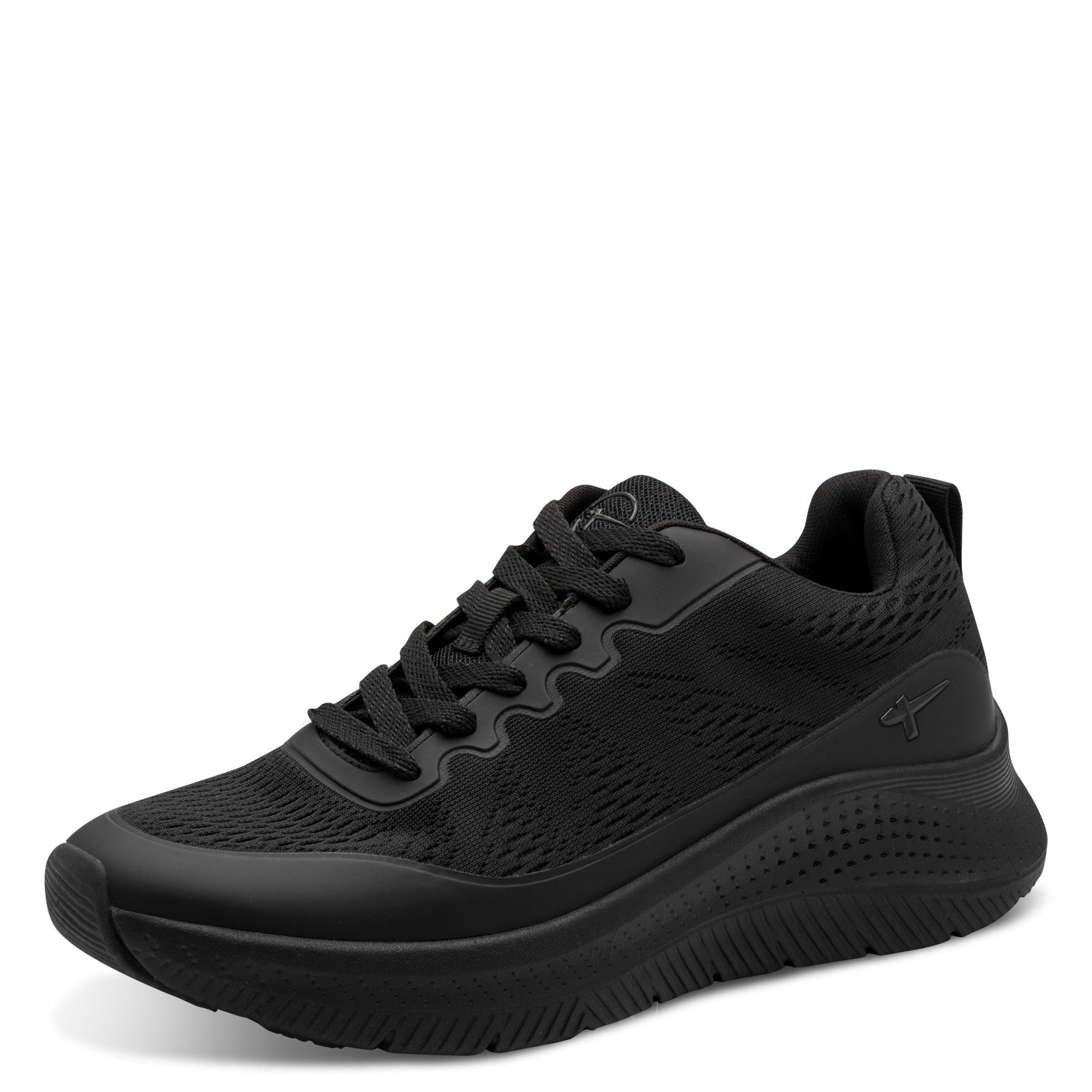 Nadine Black Uni Lace-up Sneaker