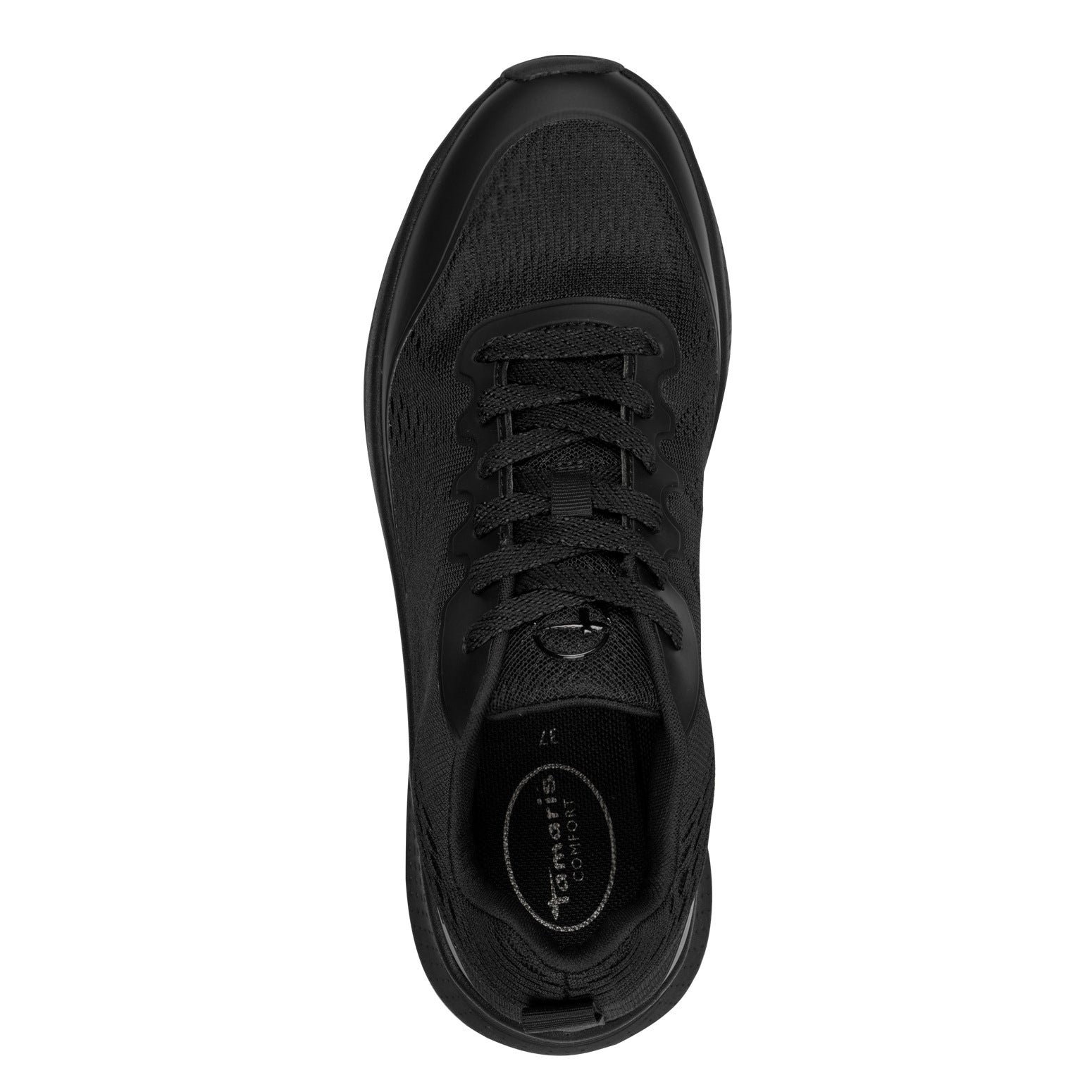 Nadine Black Uni Lace-up Sneaker