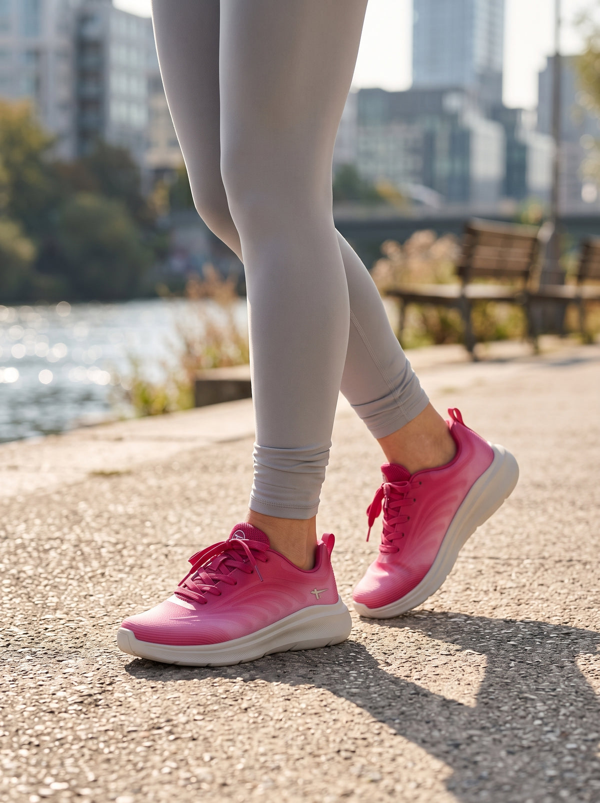 Deanne Fuchsia - Light weight Bunion friendly casual