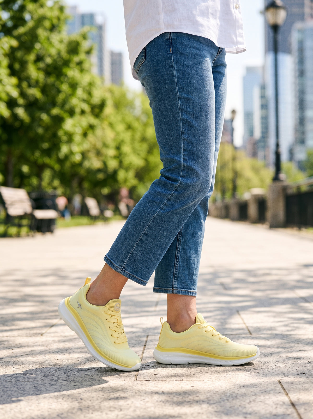 Deanne Yellow - Light weight Bunion friendly casual