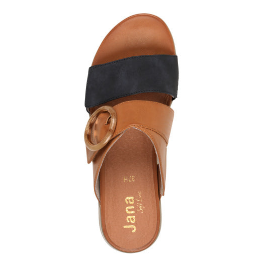 Evalyn Navy Tan