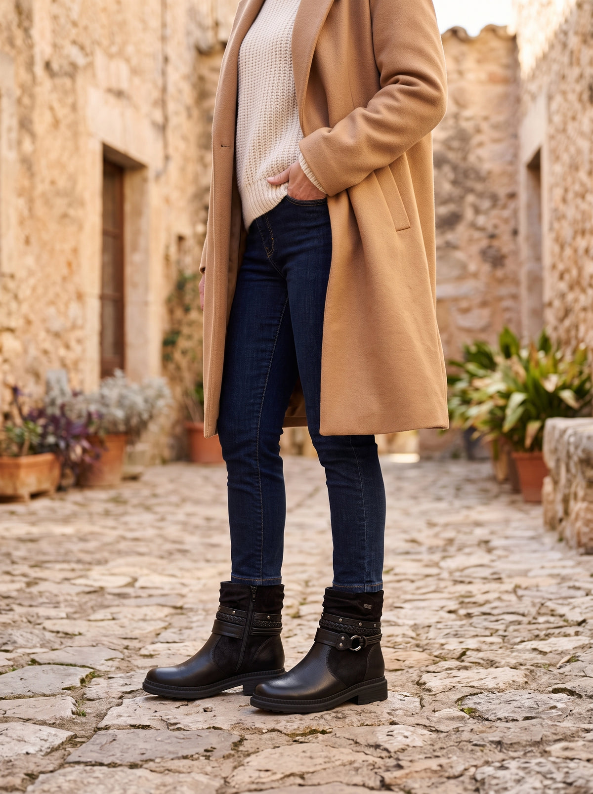 Freya Black — Ankle Boot