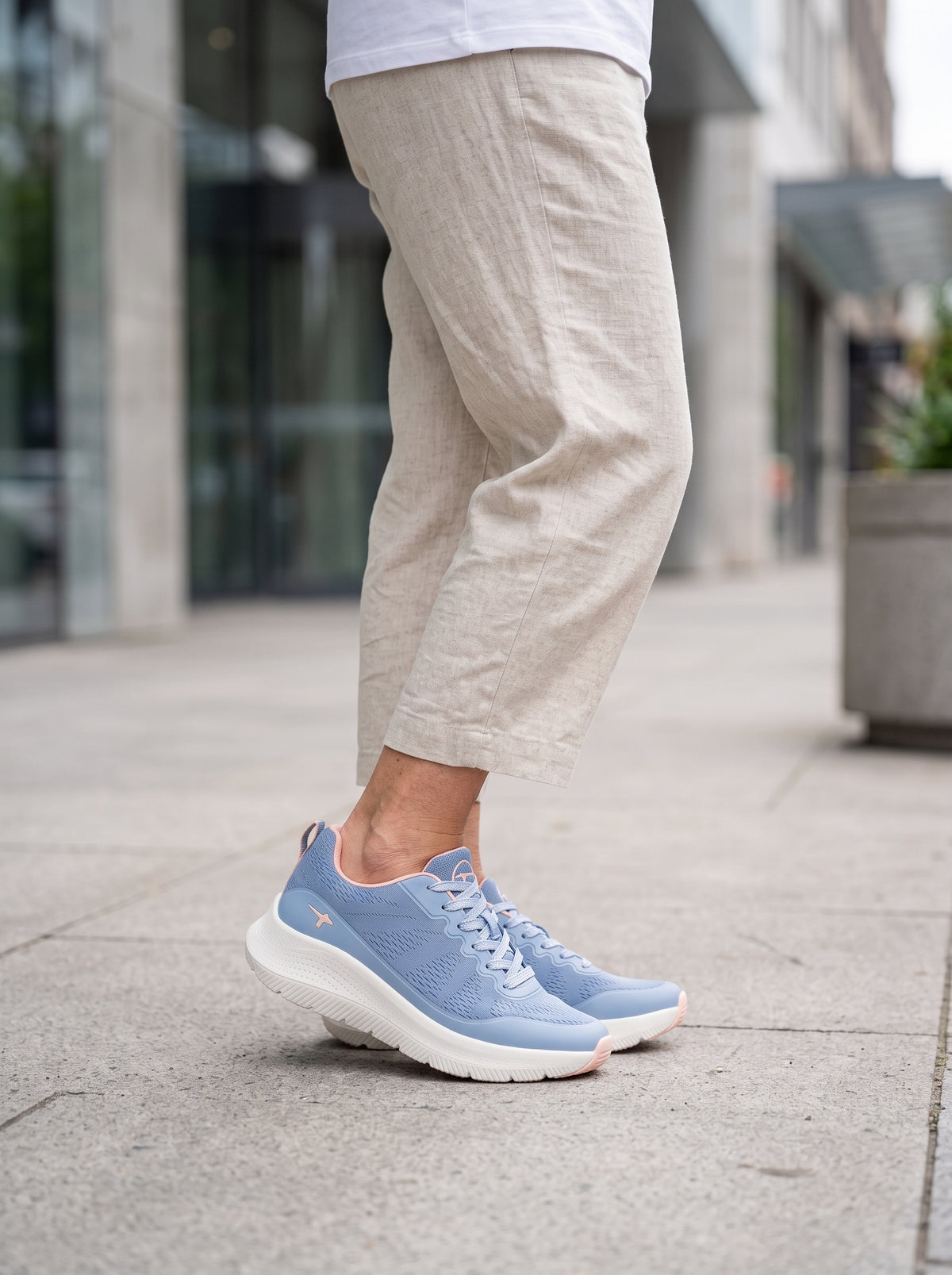 Nadine Denim — Lace-up Sneaker